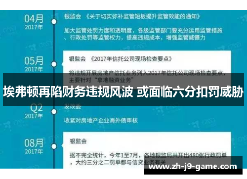 埃弗顿再陷财务违规风波 或面临六分扣罚威胁